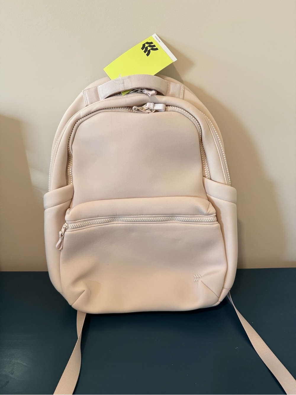 Minimalist Cream Backpack - Unbranded